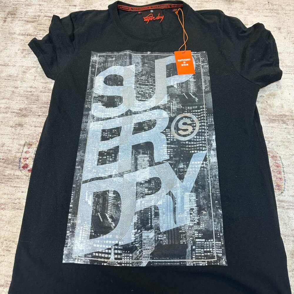 Superdry Men's Cool Black  T shirt Size XXL Brand New!!